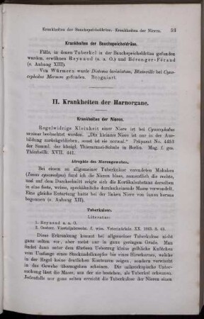 II. Krankheiten der Harnorgane