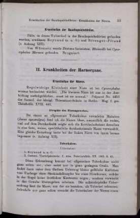 II. Krankheiten der Harnorgane