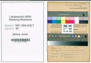 Entnazifizierung Armin Bohne , geb. 20.02.1896 (Bauingenieur)