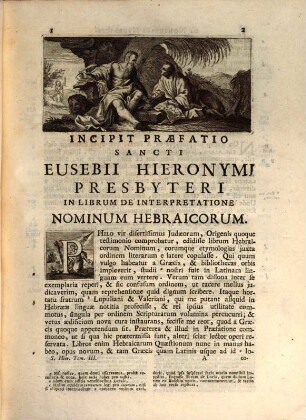 Sancti Eusebii Hieronymi Stridonensis Presbyteri Operum Tomus ... : [In Vigintiquatuor Tomos Distributa], 3,1