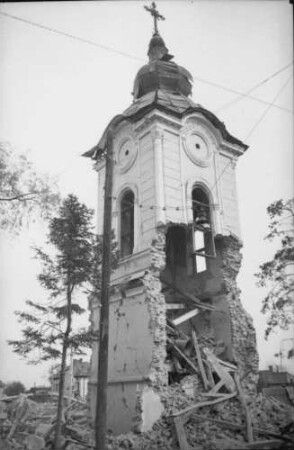 Ploiesti [Kreis Prahova]: Zerstörte Kirche