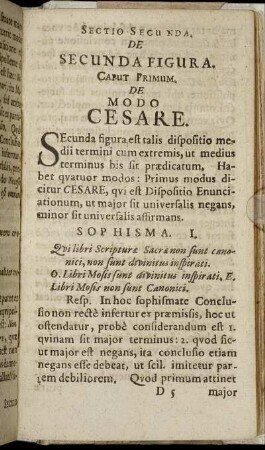 Sectio Secunda. De Secunda figura.
