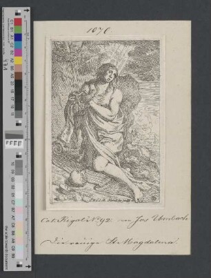 [Magdalena kniend in der Wüste]