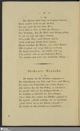 Siebente Periode