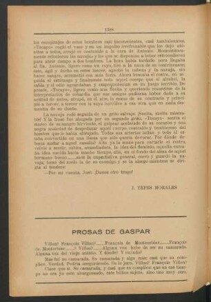 Prosas de Gaspar