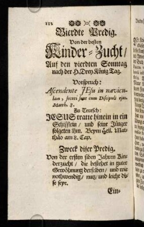 112-116, Vorspruch; Zu Teutsch; Zweck; Eingang