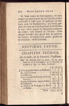 Neuvième Partie.