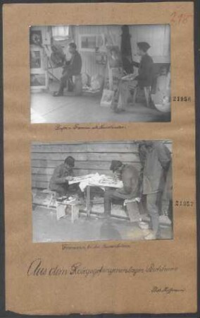 Kriegsgefangenenlager Puchheim (Franzosen bei der Kunststickerei)