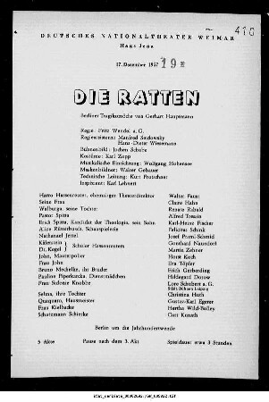 Die Ratten