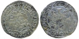 1/16 Taler (Doppelschilling), Herzoglich-Schleswig-Holstein- Gottorpische Linie, Johann Adolf (1590 - 1616)