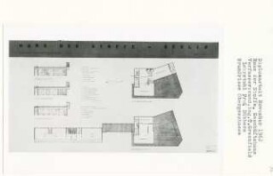 Haus der Stoffe-Geschäftshaus, Berlin-Charlottenburg (Diplomarbeit bei Kurt Dübbers): Grundrisse 1. - 6. Obergeschoss 1:200