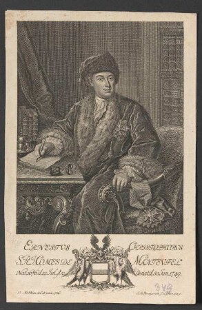Porträt Ernst Christoph von Manteuffel (1676-1749)