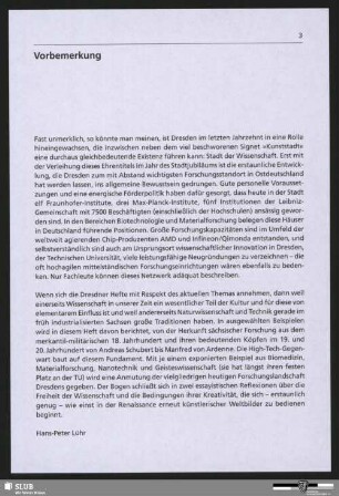 Vorbemerkung