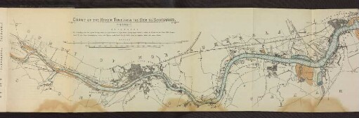 CHART OF THE RIVER TYNE FROM THE SEA TO SCOTSWOOD, 1882.