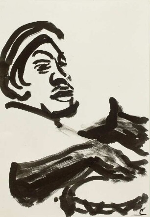 Tommler (Studie zum Gemälde "Cubanische Tänzer")