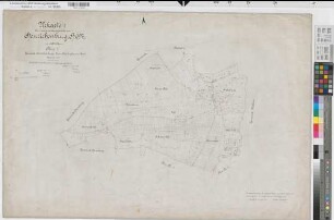 Henrichenburg (Castrop-Rauxel), Horneburg (Datteln), Zusammenlegung Henrichenburg, Urkarte I Henrichenburg Flur 1