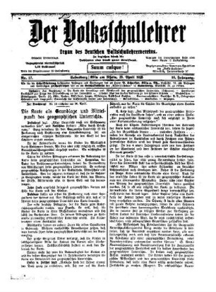 Die Karte als Grundlage und Mittelpunkt des geographischen Unterrichts