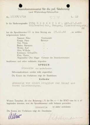 Hämmerle, Otto