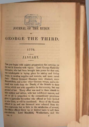 Journal of the Reign of King George the Third, from the Year 1771 to 1783, 2