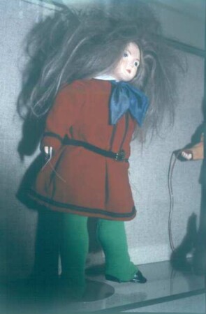 Frankfurt (Main). Struwelpeter-Museum.Original Frankfurter Struwelpeterpuppe