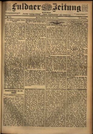 Ausgabe vom Freitag, den 23. Mai 1902.