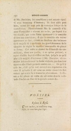 24. Poésies
