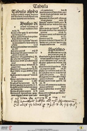 Tabula alphabetica
