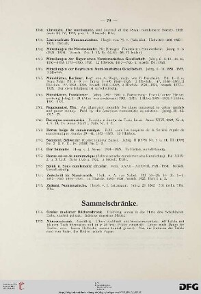 Sammelschränke (Nr. 1776-1777)