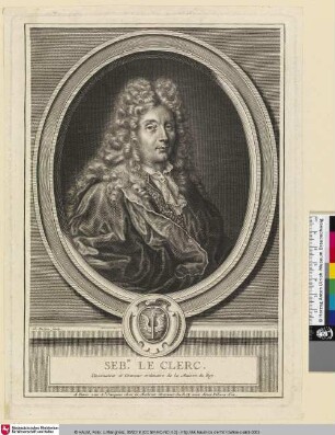 Seb.n Le Clerc Dessinateur et Graveur ordinaire de la Maison du Roy.