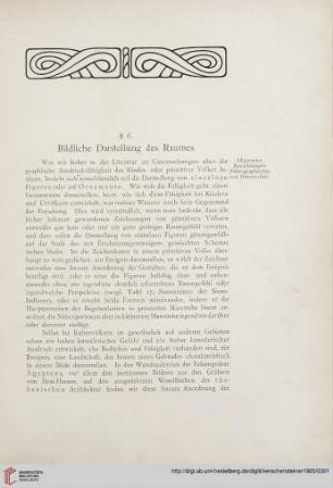 §6. Bildliche Darstellung des Raumes
