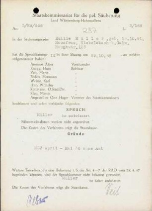 Müller, Emilie