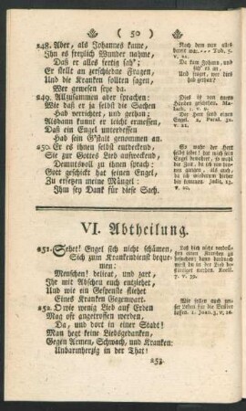 VI. Abtheilung.