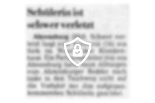Schülerin ist schwer verletzt