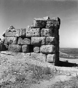 Canosa di Puglia. Kastell. Rest eines Gebäudes