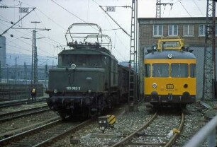 Stuttgart Hbf. Gbf Gütergleis Fahrleitungsmeisterei Lok 193 002 Ng S-Hbf. Kornwestheim Vt 701 033