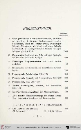 Herrenzimmer (Nr. 28-68)
