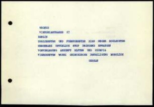 A. von Gerkan an M. Wegner