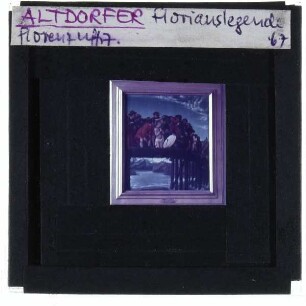 Altdorfer, Florianlegende (Zyklus),Altdorfer, Florianslegende, Brückensturz des heiligen Florian