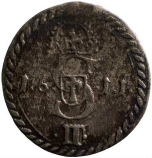 Münze, Doppeldenar, 1611