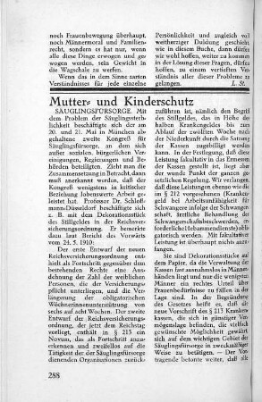 Mutter- und Kinderschutz