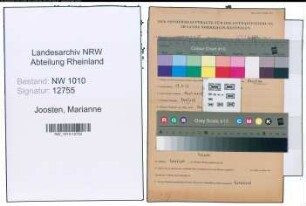 Entnazifizierung Marianne Joosten , geb. 19.09.1913 ()