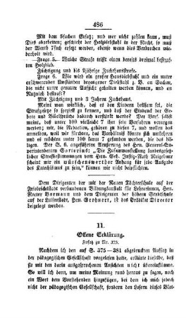 Offene Erklärung : Zusatz zu Nr. 375