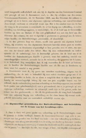 § III. Eigenaardige gesteldheden der Buitenbezittingen met betrekking tot de kennis van het bevolkings-cijfer