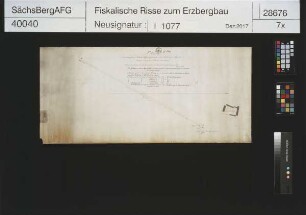 Grubenfeld von Arbeiter Hoffnung Erbstolln beim Fürstenhof in Loßnitz (Freiberg)