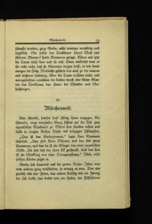16. Märchenwelt.