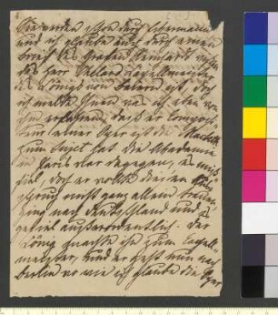 Brief von Goethe, Ottilie von an Goethe, Johann Wolfgang von