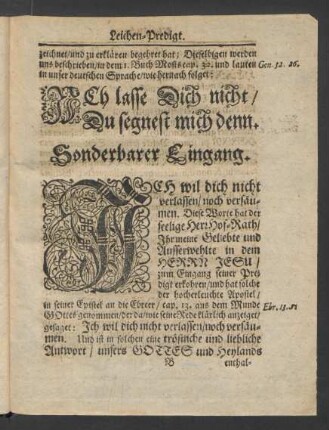 Sonderbarer Eingang.