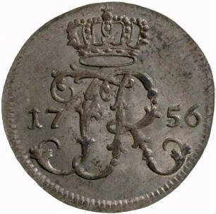 Münze, Groschen, 1756