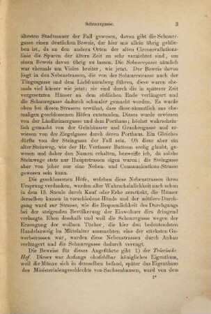 Oertliche Beschreibung der Stadt Frankfurt am Main, 3. Die Beschreibung der Altstadt und zwar des südlichen und westlichen Theils der Oberstadt