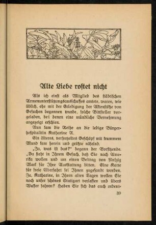 39-43, Alte Liebe rostet nicht